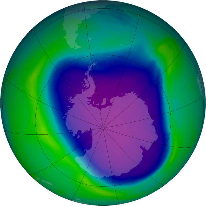 Ozone Map 2006-10-06